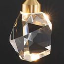 Axyaa Crystal Stair Chandelier LED Ceiling Light for Living Room
