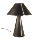 Axyaa Leather Bedroom Table Lamp - Retro Nordic Design for Modern Minimalist Style