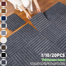 Axyaa Soft Carpet Floor Tiles, 12" X12" Self-Adhesive Peel and Stick DIY Tiles
