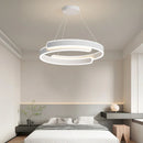 Axyaa Modern LED Ceiling Chandelier: Black/White, Living/Dining/Bedroom/Kitchen, Home Lighting Fixture