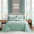 Axyaa King Size Reversible Bedspread Set - Lightweight with Real Stitching