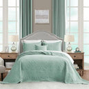 Axyaa King Size Reversible Bedspread Set - Lightweight with Real Stitching
