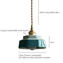 Axyaa Ceramic LED Pendant Light Chandelier for Home Decor