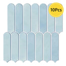 Axyaa 3D Green Tile Sticker, Self-adhesive Fish Scale Backsplash for Kitchen Bathroom