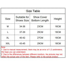 Axyaa Waterproof Silicone Shoe Cover Outdoor Anti-slip Rain Boots Reusable Footwear
