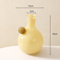 Axyaa Geometric Glass Sphere Vase for Flower Arrangements & Home Decor
