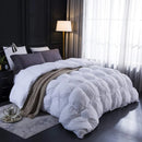 Axyaa King Size Down Comforter, 1200TC Cotton, Premium All Seasons Duvet Insert