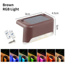 Axyaa Solar Staircase Light: Waterproof LED Step Lamp for Outdoor Garden, Patio, and Terrace