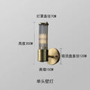 Axyaa Luxury Nordic Glass Wall Lamps: Bedroom Living room Hotel Sconce LED Lighting