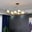 Axyaa Retro Branch Ceiling Chandelier Designer LED Hanging Light for Home Décor