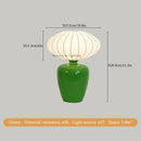 Axyaa Vintage Ceramics Desk Lamp for Children's Room or Living Room