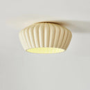 Axyaa French Cream Style Ceiling Lamp: Nordic Minimalist LED Lighting