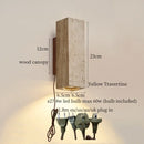 Axyaa Vintage LED Wall Lights for Living Room, Bathroom, Bedroom - Columnar Stone Design