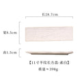 Axyaa 11 inch Ceramic Sushi Plate Saury Barbecue Sashimi Plate Square Tableware