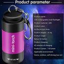 Axya Mini LED Self-defense Keychain Flashlight Rechargeable Pocket Emergency Light