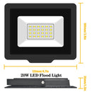 Axyaa LED Flood Light 110V 220V IP66 Outdoor Lighting for Street Garden Wall