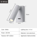 Axyaa Wall Sconce Bedroom Spotlight Lamp for Reading & Indoor Master Bedroom