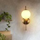 Axyaa Modern LED Wall Lamp for Living Bedroom, Minimalist Iron Sconce