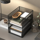 Axyaa Desk Organizer: 4-Tier Desktop Storage Rack & File Holder