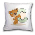 Axyaa Cartoon Bear Pillowcase - Decorative Cushion Cover for Sofa or Children's Room