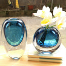 Axyaa Crystal Glass Vase Hydroponics Terrarium Flower Pot Home Decoration