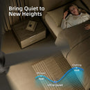 Axyaa Bladeless Ceiling Fan with Light: White Energy-saving, Smart Ventilation for Bedrooms & Living Rooms