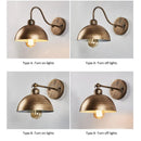 Axyaa Retro Industrial Wall Lamp for Restaurant & Cafe Decor