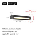 Axyaa Waterproof Wall Lamp for Patio Garden, Minimalist Style Front Door Lights