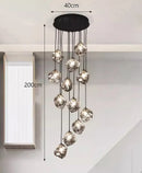 Axyaa LED Pendant Lights: Modern Chandeliers for Living Room and Dining Room