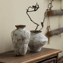 Axyaa Handmade Ceramic Hydroponic Vase Retro Art Wabi Sabi Style Hotel Decoration