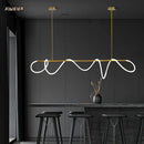 Axyaa Nordic Light Luxury Chandelier LED Light Bar