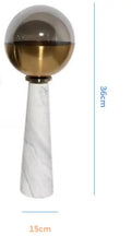 Axyaa Glass Marble Vase for Flowers and Hydroponic Arrangements