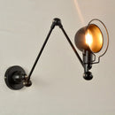 Axyaa Nordic Retro Adjustable Long Arm Wall Lamp Creative Indoor Bedroom Luminaria