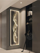 Axyaa Modern Abstract Wall Lamp with Remote Control for Living Room Bedroom