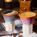 Axyaa Retro Coarse Pottery Coffee Cup - Creative Kiln Ceramic Latte Cup
