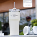 Axyaa Stainless Steel Insulation Cup with Straw for Hot and Cold Drinks