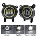 Axyaa LED Angel Eye Fog Lamps for BMW Halogen Headlights