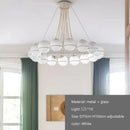 Axyaa Glass Ball LED Pendant Light for Living & Dining Room Decor