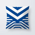 Axyaa Simple Modern Blue Pillowcase for Home Decor