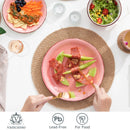 Axya™ Bella-H Porcelain Dinner Set - 4 Colors, 16/32/48-Piece Ceramic Tableware Set