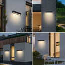 Axyaa Outdoor Waterproof LED Wall Wash Lamp for Courtyard, Balcony, and Villa