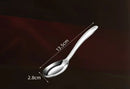 Axyaa Deepened Flat Bottom Stainless Steel Spoon for Children, Baby Feeding