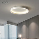 Modern Round LED Ceiling Light for Bedroom by Axyaa - Minimalist Nordic Design for Living Room