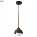 Axyaa LED Black Travertine Pendant Light for Dining Living Room Cafe Bedroom