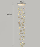 Axyaa Ring LED Pendant Light Chandeliers for Modern Living & Dining Room Lighting