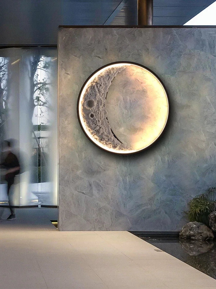 Axyaa Modern Moon LED Wall Light for Corridor & Bedroom Decoration