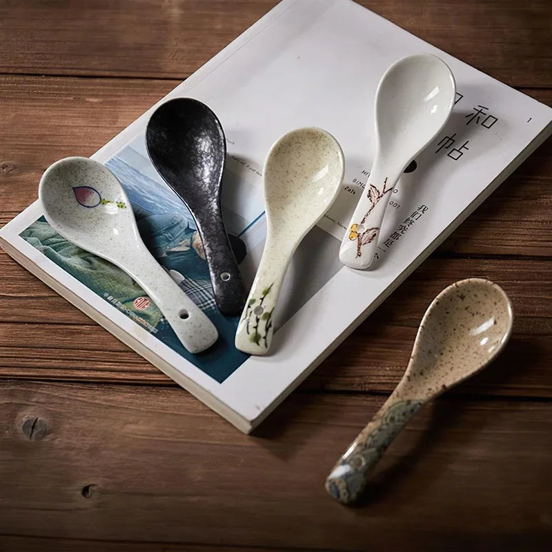 Axya Bone Spoon Ladle Dinnerware Set