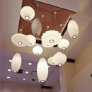 Axyaa Silk Pendant Lamp: Stylish LED Cloth Light for Home, Hotel, and Restaurant