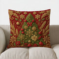 Santa Claus Gifts Christmas Pillow Cover for Sofa Bedroom Car by Axyaa