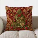 Santa Claus Gifts Christmas Pillow Cover for Sofa Bedroom Car by Axyaa